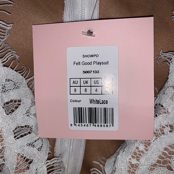 Showpo White Lace Romper - Picture 4 of 4